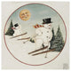 "Merry Lil Snowman" Digital Paper Print by David Carter Brown, 42"x42"
