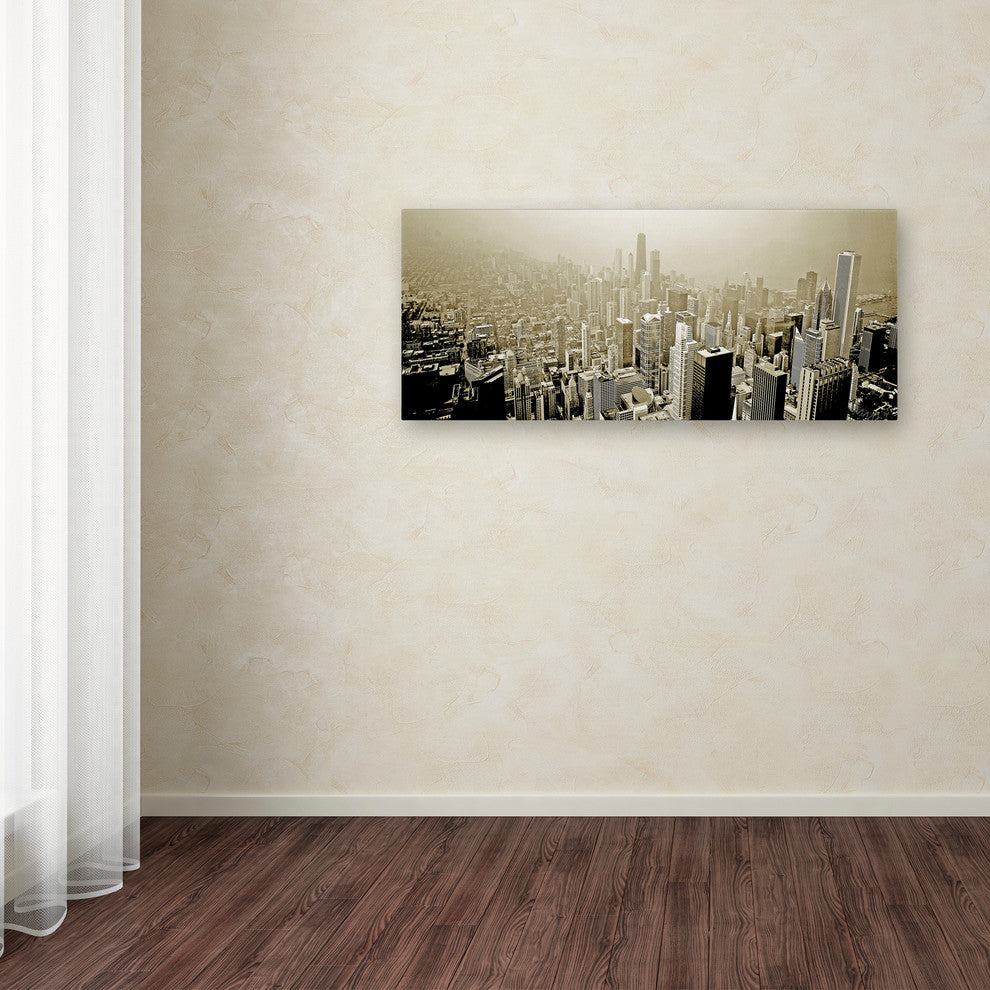 'Chicago Skyline' Canvas Art by Preston