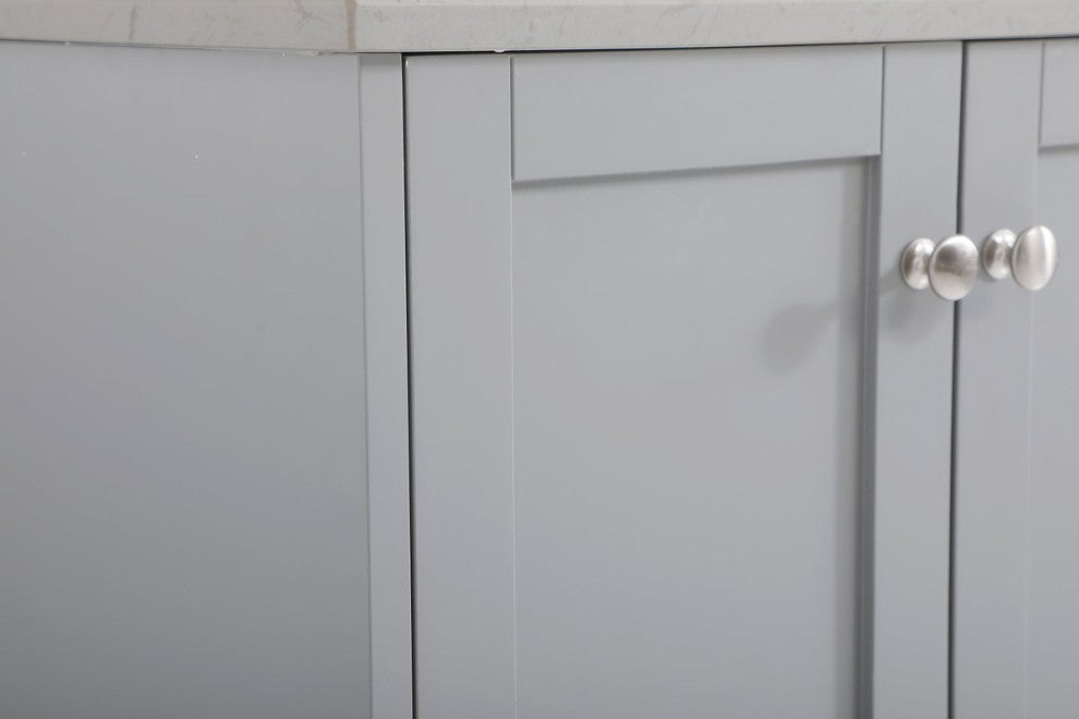 22" Traditional Grey-Light Bathroom Vanity