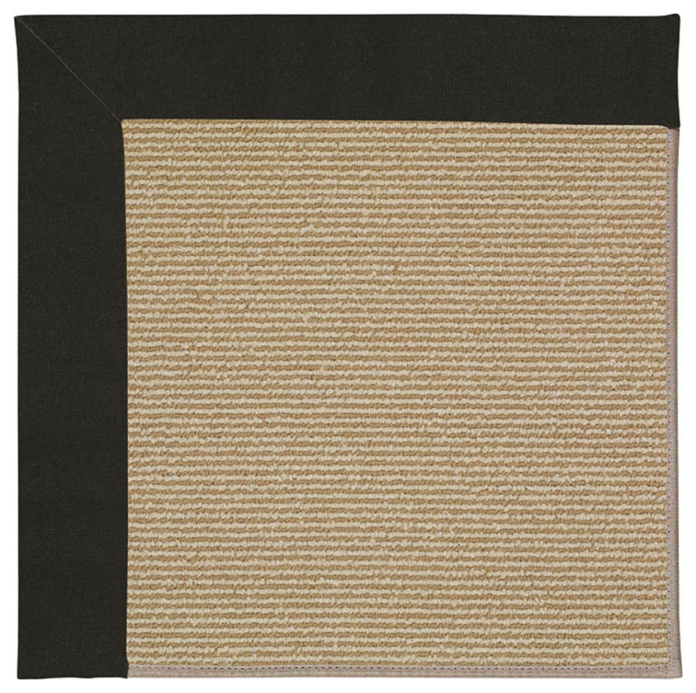 Capel Zoe-Sisal Ebony 1995_314 Machine Tufted Rugs - 4' X 6' Rectangle