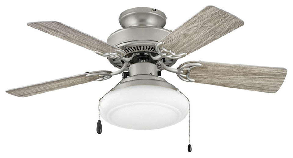 Hinkley Cabana 36" Indoor/Outdoor Ceiling Fan, Brushed Nickel