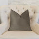 Zurie Bliss Prussian Blue Luxury Throw Pillow, 20"x36" King