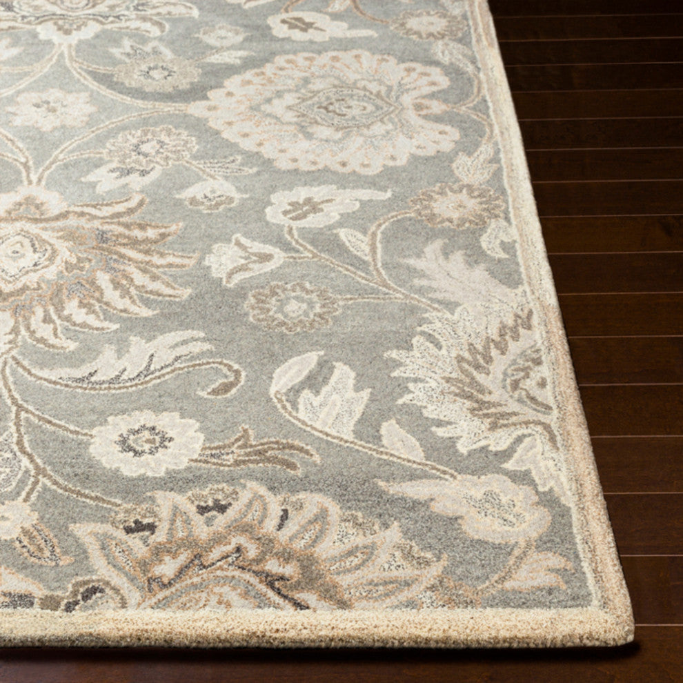 Surya Caesar CAE-1192 Traditional Area Rug, Taupe, 10' x 14' Rectangle
