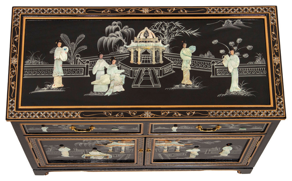 Black Lacquer Sideboard Royal Ladies