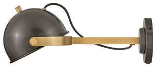 Hinkley Spence Medium Adjustable Single Light Sconce, Black Oxide