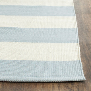 Safavieh Montauk Collection MTK712K Rug, Sky Blue/Ivory, 10' x 14'