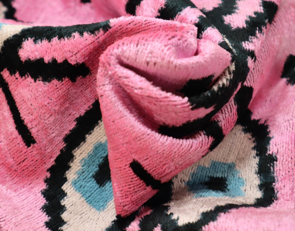 Canvello Pink Evil Eye Pillow for Couch, 16"x24"