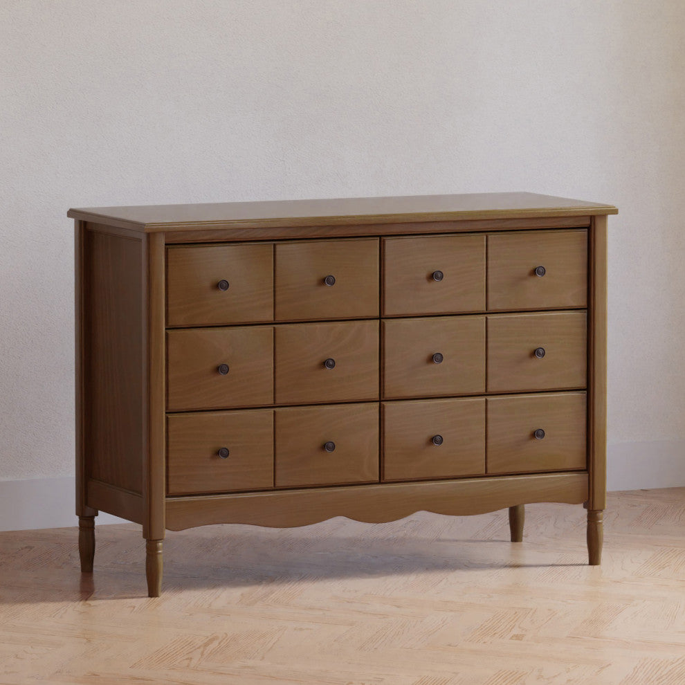 Liberty 6-Drawer Assembled Dresser, Natural Walnut