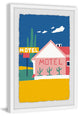"Motel I" Framed Painting Print, 30"x45"
