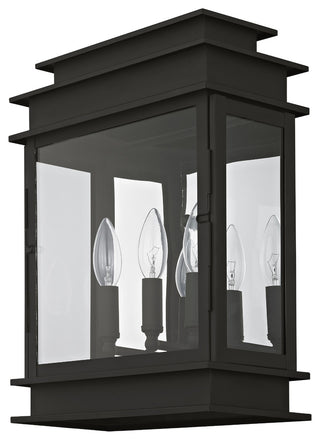 Princeton 3-Light Wall Lantern, Black