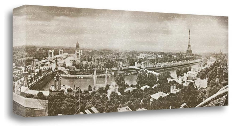 "Paris Panorama" By Wild Apple Portfolio, Giclee Print on Gallery Wrap Canvas