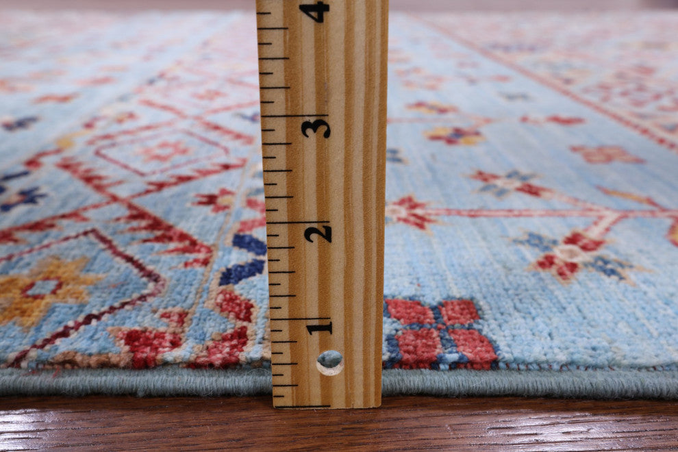 Persian Gabbeh Tribal Handmade Wool Rug 4' 11" X 6' 6" Q8031