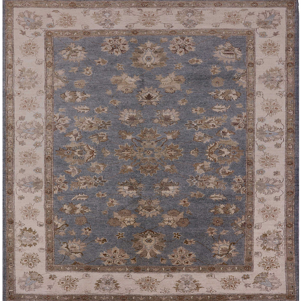 Ahgly Company Indoor Square Mid-Century Modern Area Rugs, 7' Square