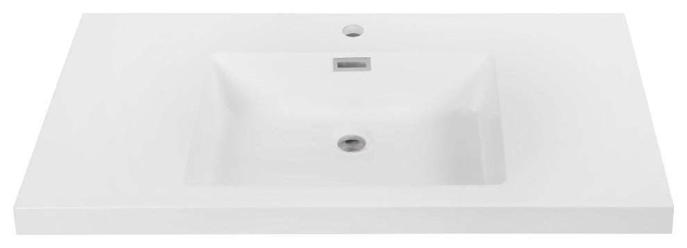 35" Solid Surface Resin Streamline K-1407-35 Vanity Top