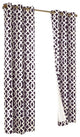 Pair of Thermal Insulated Grommet Top Curtains, Purple, 80"w X 84"l