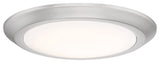 Verge LED Flush Mount in Brushed Nickel