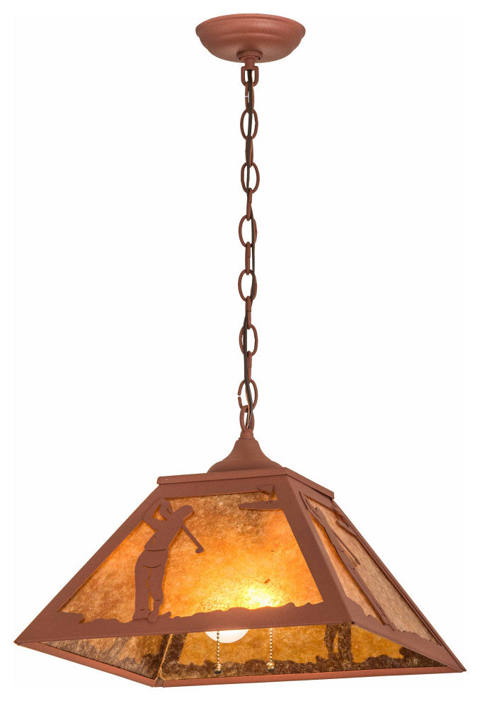 16Sq Golf Pendant