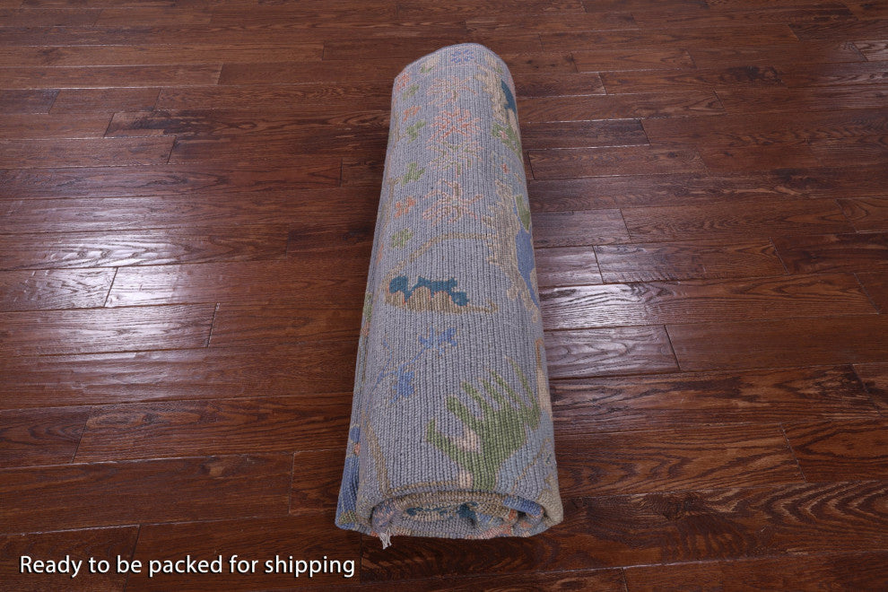 8' 1" X 10' 4" Hand Knotted Persian Fine Serapi Wool Rug - Q15390