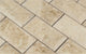 2 X 4 Cappuccino Marble Polished & Beveled Brick Mosaic Tile