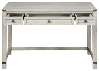 Baton Rouge Home Office Writing Desk, Champagne Oak Finish