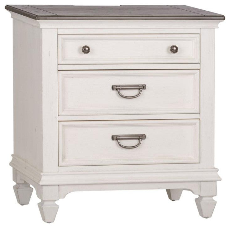 Night Stand w/ Charging Station - 417-BR61