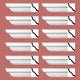 Cornice White Urethane Bennington Simple Design 12 Pieces Totaling 1128" Length