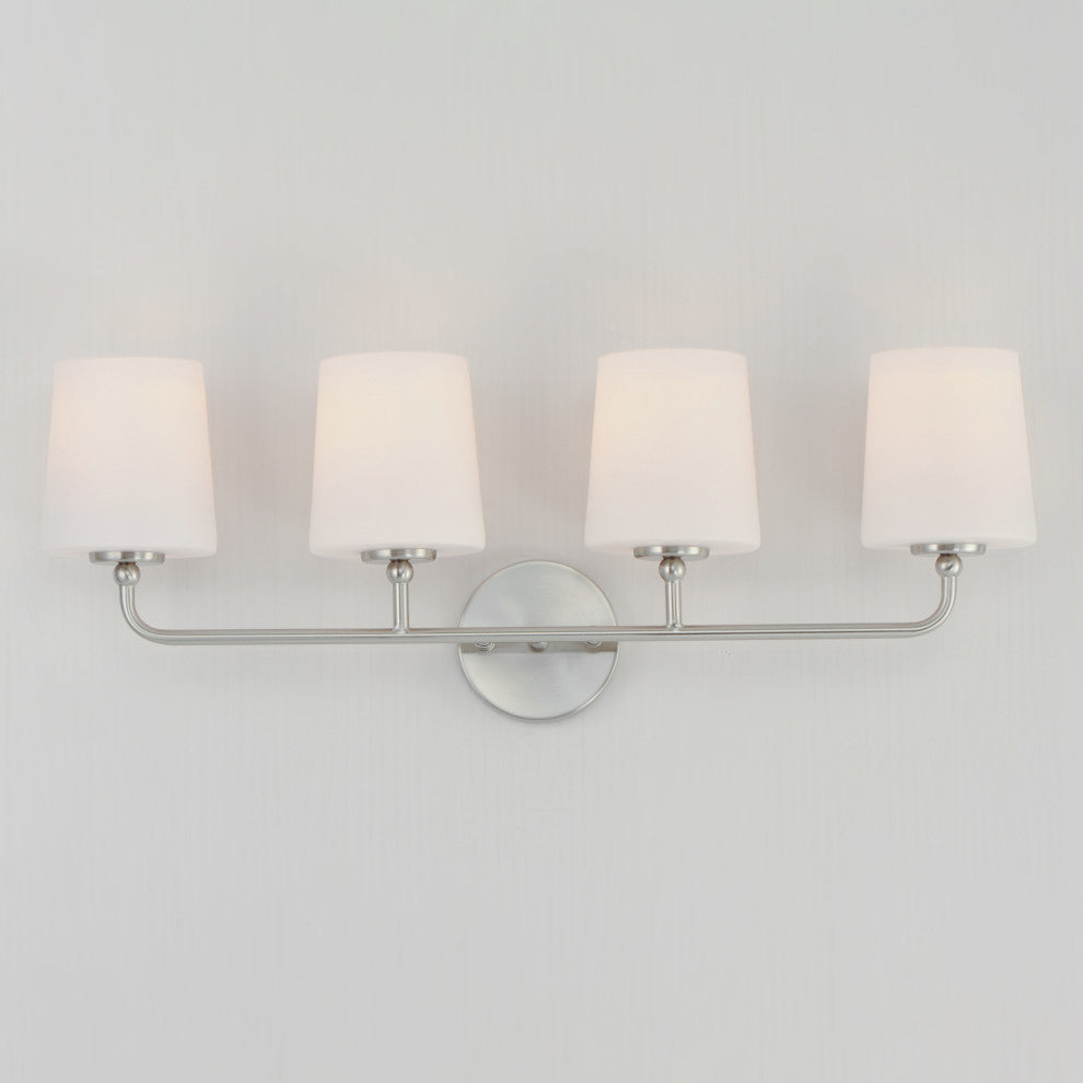 Maxim 12094SW Bristol 4 Light 29"W Vanity Light - Black