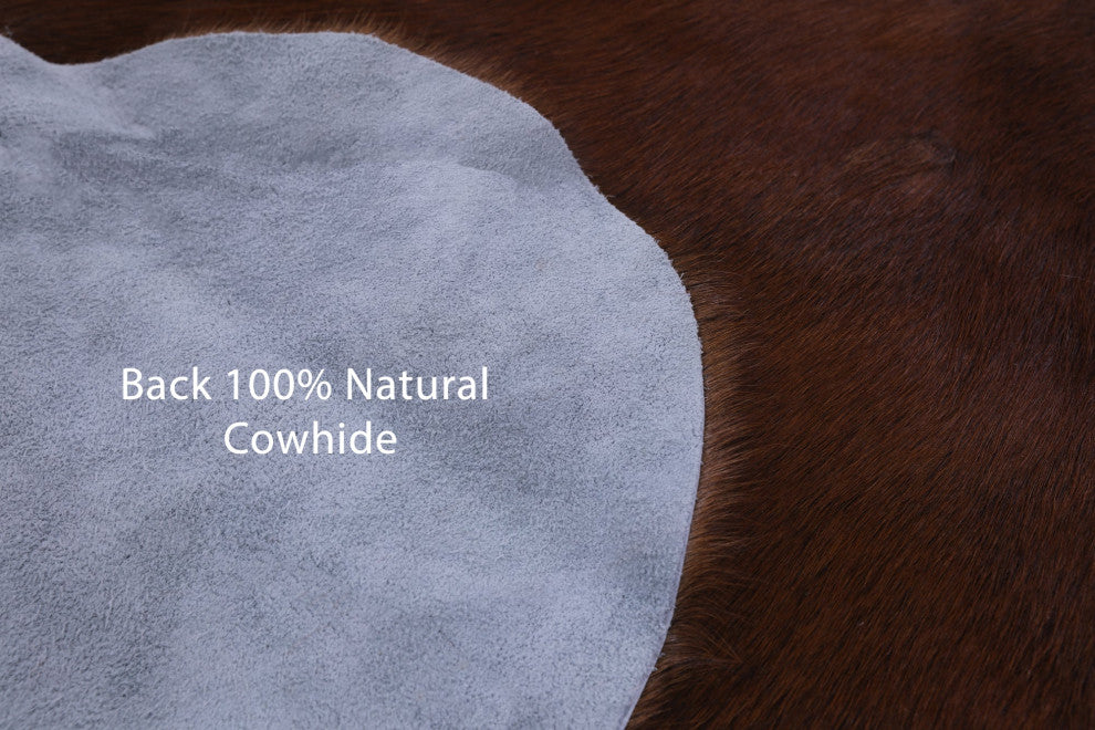 Natural Cowhide Rug 6' 9" X 6' 0" C2185
