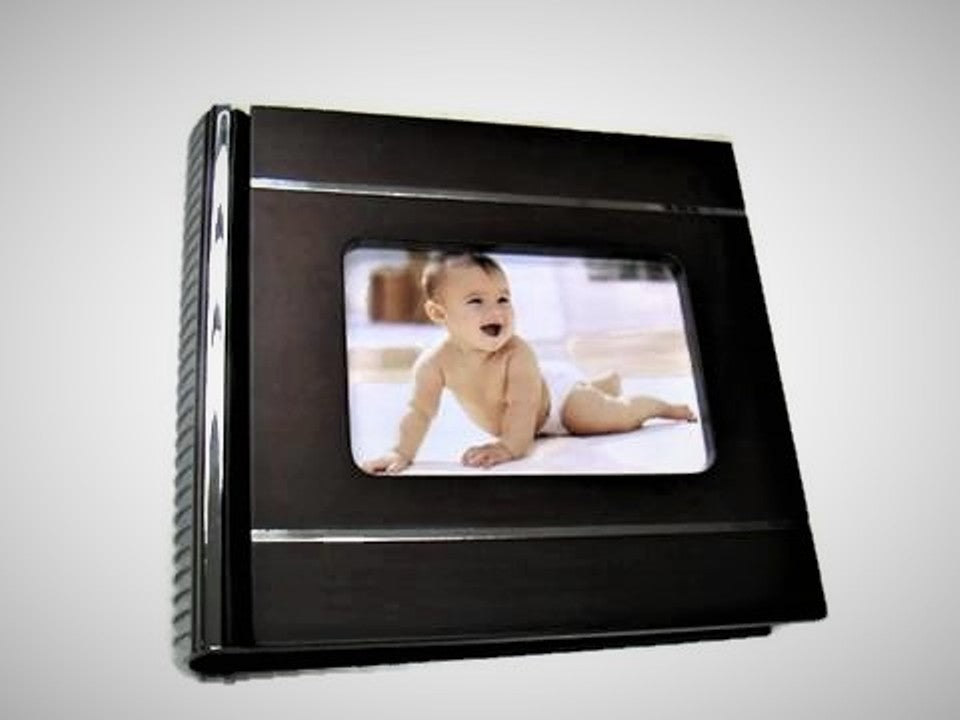 Elegance Wood/Silver Metal Album, 4"x6"