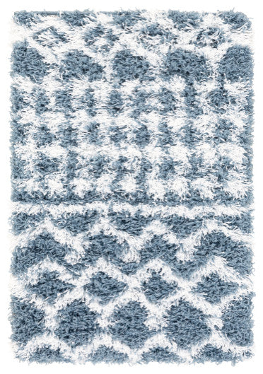 Surya Urban Shag USG-2311 7'10"x10'2" Rug, Denim/White