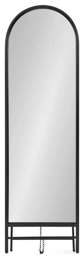 Gabrill Full Length Easel Mirror, Black, 18"x58"