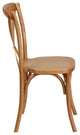 Oak Cross Back Chair