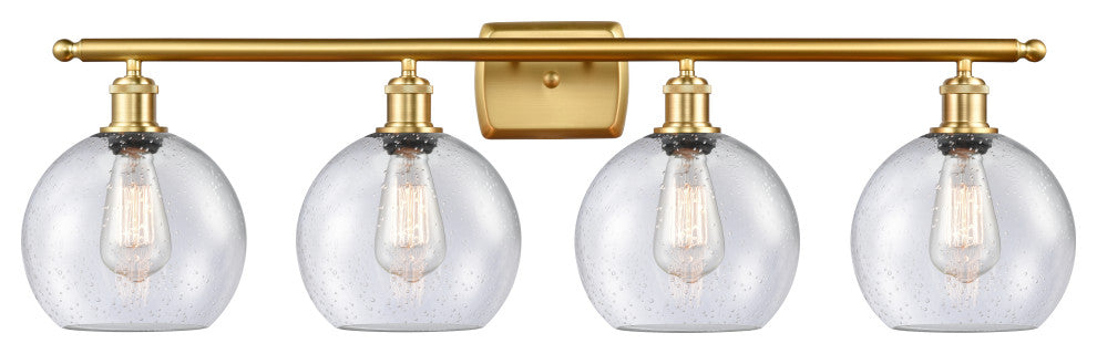 Innovations Lighting 516-4W-SG-G124-8-LED 4 Light 36" Bath Vanity Light