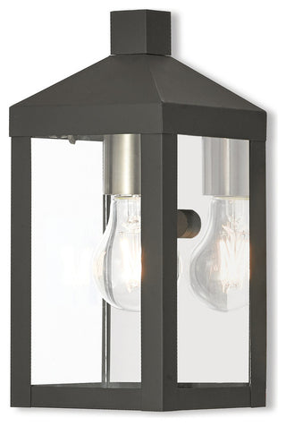 1 Light Outdoor Wall Lantern, Black