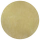 HomeRoots 8' Canary Yellow Hand Woven Round Indoor Shag Area Rug