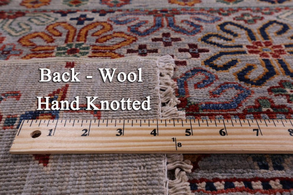 8' 0" X 10' 0" Hand-Knotted Persian Gabbeh Tribal Rug Q5824