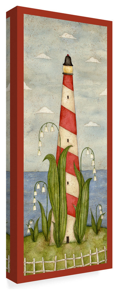 Robin Betterley ''Lilly Lighthouse'' Canvas Art, 8"x19"