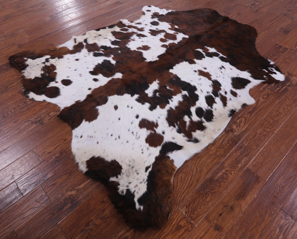 Natural Cowhide Rug 7' 4" X 6' 7" C2303