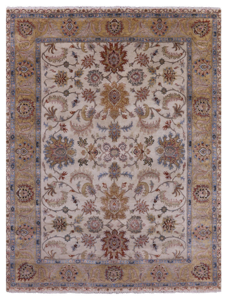 Handmade Persian Tabriz Wool Rug 7' 9" X 10' 0" Q9026