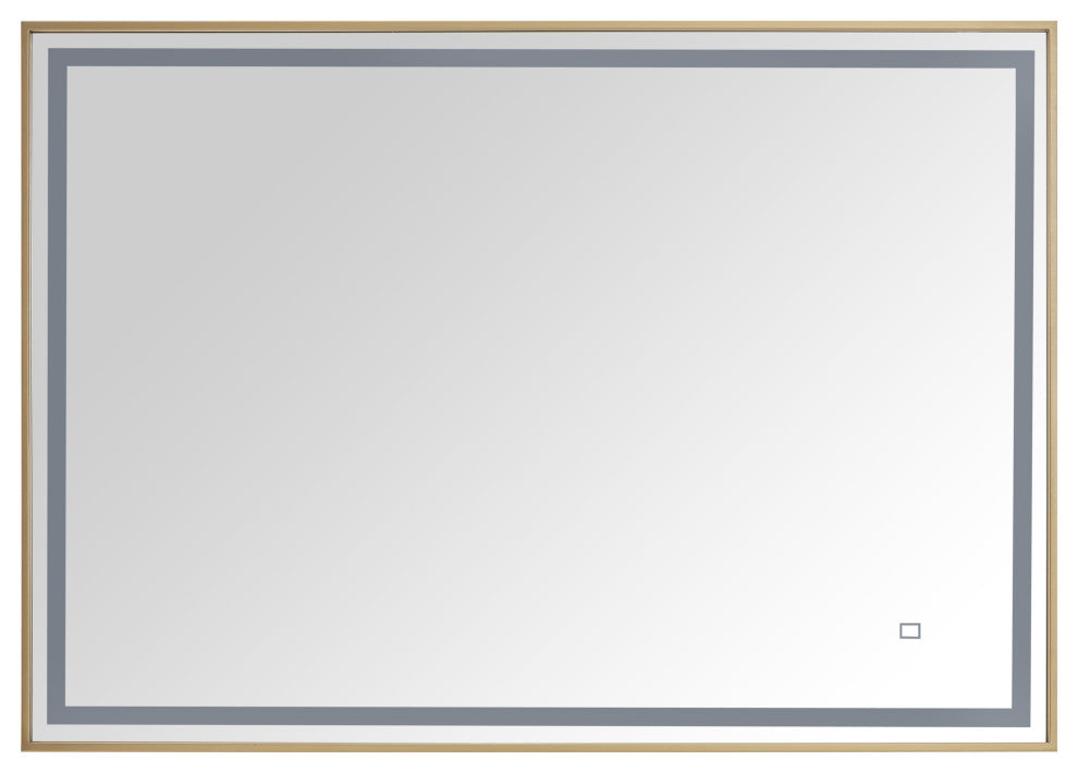 Avanity 39" LED Mirror, Brushed Gold