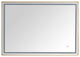 Avanity 39" LED Mirror, Brushed Gold