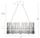 LNC Hanabalter 1-Light 28" Modern Resin LED Chandelier, Silver