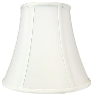 Royal Designs True Bell Basic Lamp Shade, V Notch Fitter, White, 7x14x11.5, Sing