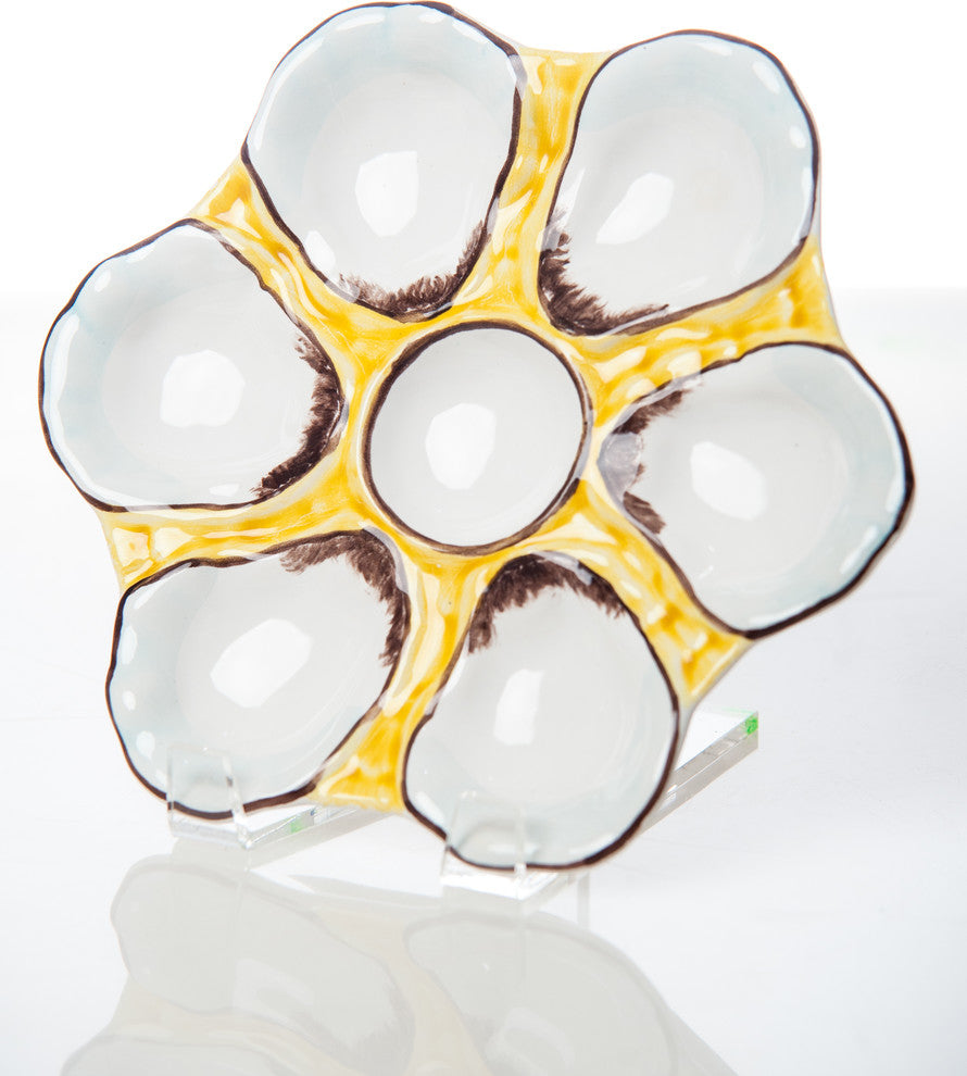 Oyster Plate, Canary Yellow