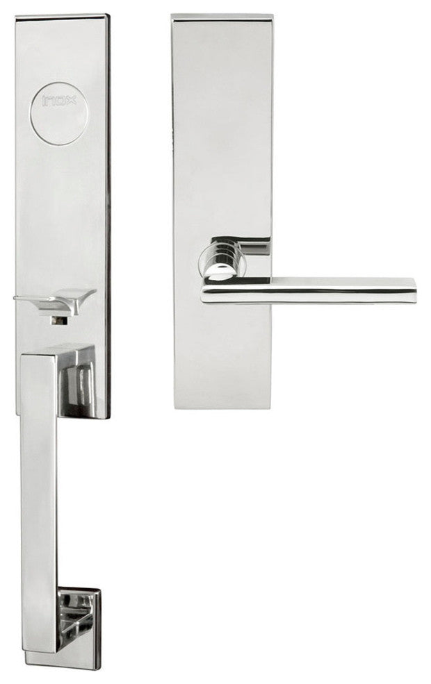 Sunrise Lever, Mortise Dummy Handleset, Right Hand, Polished Stainless Steel