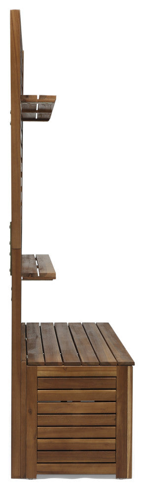 Priscilla Indoor Wooden Hall Tree
