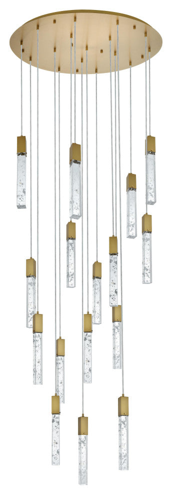 Home Living 36" Chandelier, Satin Gold