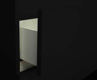 Salt 20Dx36" Floating Bathroom Vanity, Glossy Black, Cabinet Only