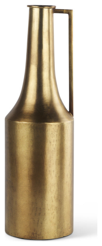 Aubrey Medium 18.0H Gold Iron Jug Vase