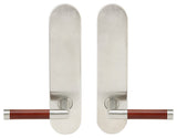 Cabernet Lever, Tubular Passage, 2-3/4" Backset, Satin Stainless Steel